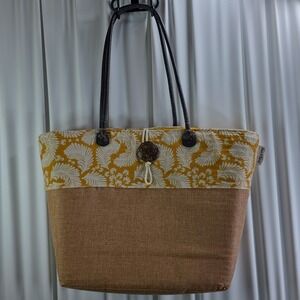 sun n sand‎ beach bag Tote Large Button Closure